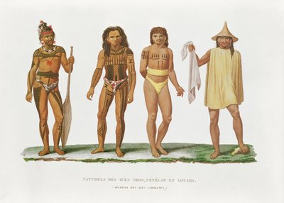 Nativi delle isole di Iros, Penelap e Aouara nell